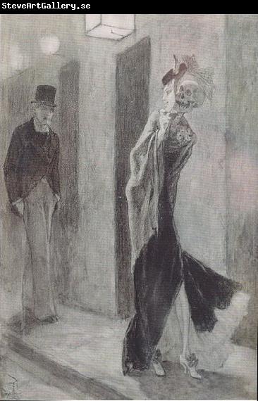 Felicien Rops Human Pardon. The Hundert Unprententious Sketches to Cher Honest Pople